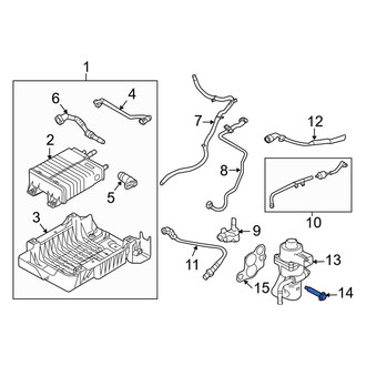 Mercury OE - Engine Oil Filter Adapter Bolt