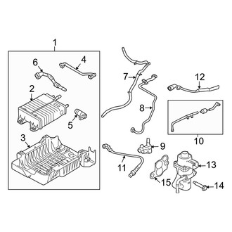Mercury OE - Emission System - Emission Components (2.5L)