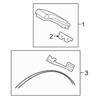 Mercury OE - Electrical - Tire Pressure Monitor Components (Base / Premier)