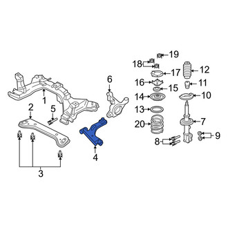 Mercury OE - Front Right Suspension Control Arm