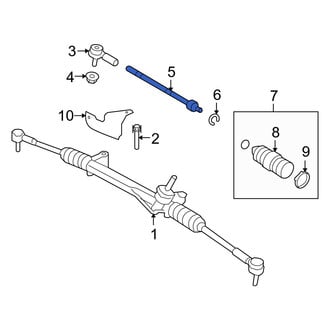 Mercury OE - Outer Steering Tie Rod End