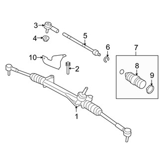 Mercury OE - Steering Gear & Linkage (Base / Premier)