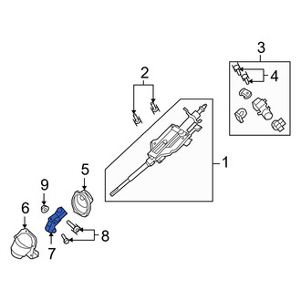 Mercury OE - Lower Steering Shaft Universal Joint