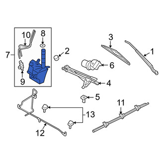 Mercury OE - Washer Fluid Reservoir