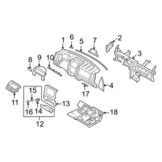 Mercury OE - Instrument Panel (Flex / Gas)