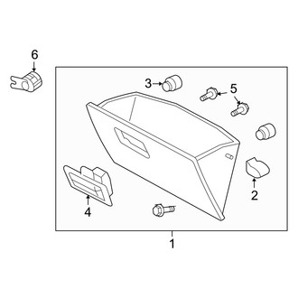 Mercury OE - Instrument Panel - Glove Box (Flex / Gas)