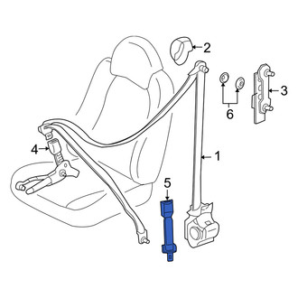 Mercury OE - Front Seat Belt Extension