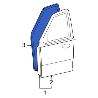 Mercury OE - Front Inner Door Seal