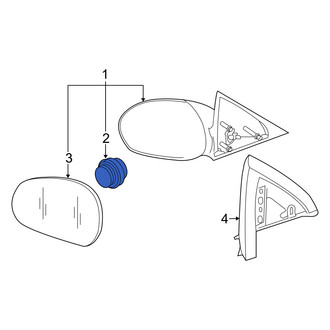 Mercury OE - Front Door Mirror Drive Motor