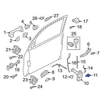 Mercury OE - Liftgate Latch Screw
