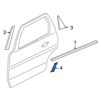 Mercury OE - Rear Left Stone Guard
