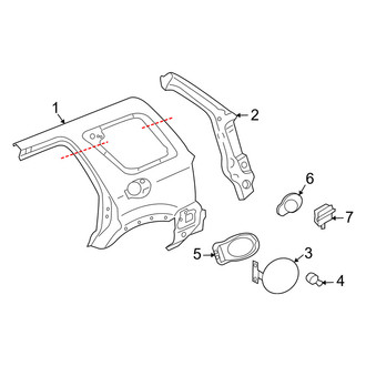 Mercury OE - Quarter Panel & Components (Flex / Gas)