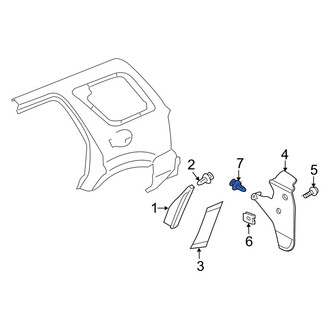 Mercury OE - Bumper Cover Rivet
