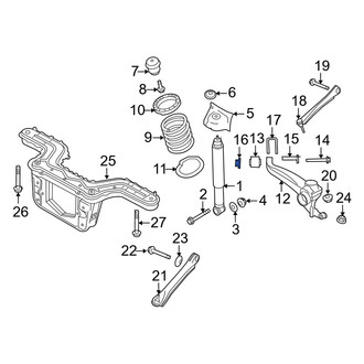 Mercury OE - Rear Alignment Camber Adjusting Eccentric