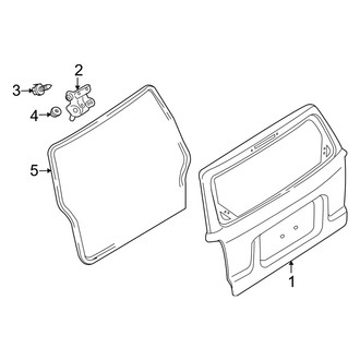 Mercury OE - Lift Gate - Gate & Hardware (Flex / Gas)