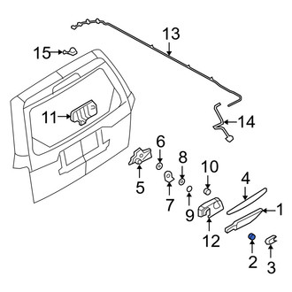 Mercury OE - Wiper Arm Nut