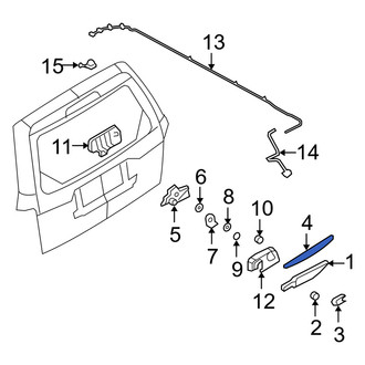 Mercury OE - Rear Wiper Blade