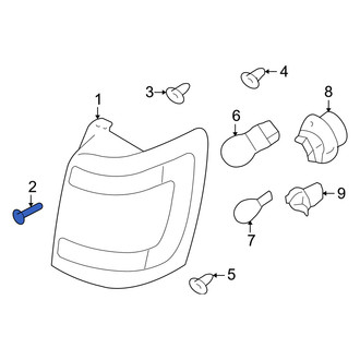 Mercury OE - Tail Light Screw
