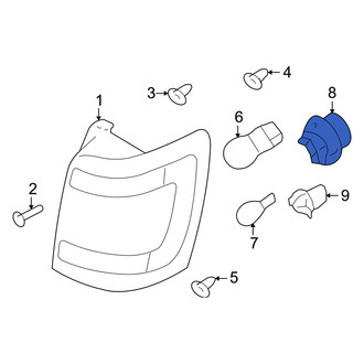 Mercury OE - Rear Tail Light Socket