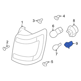 Mercury OE - Rear Back Up Light Socket
