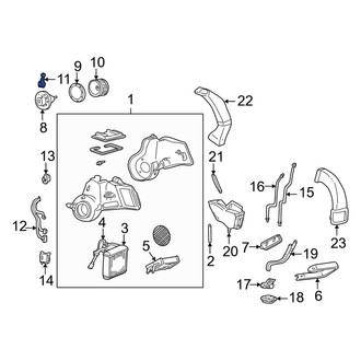 Mercury OE - A/C Evaporator Drain