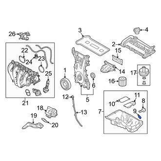 Mercury OE - Engine Oil Drain Plug Gasket