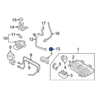 Mercury OE - Exhaust Gas Recirculation (EGR) Tube Adapter