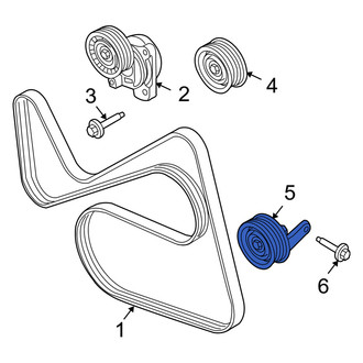 Mercury OE - Accessory Drive Belt Idler Pulley
