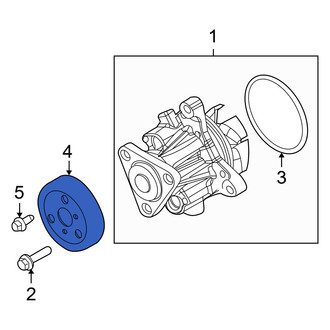 Mercury OE - Engine Water Pump Pulley