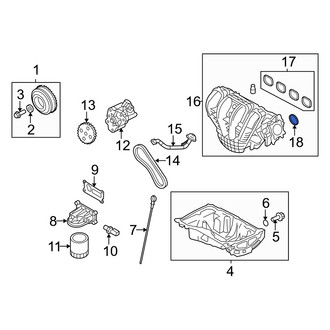 Mercury OE - Engine Intake Manifold Gasket