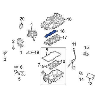 Mercury OE - Fuel Injection Plenum Gasket