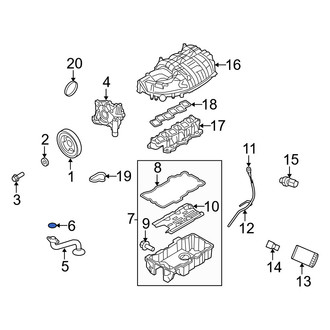 Mercury OE - Engine Oil Strainer Gasket