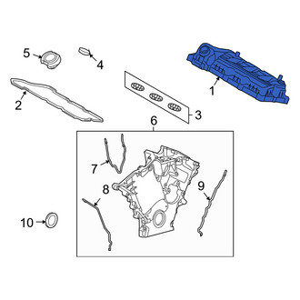 Mercury OE - Left Engine Valve Cover