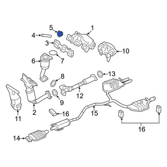 Mercury OE - Exhaust Manifold Stud