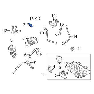 Mercury OE - Exhaust Gas Recirculation (EGR) Valve Gasket