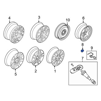 Mercury OE - Wheel Lug Nut