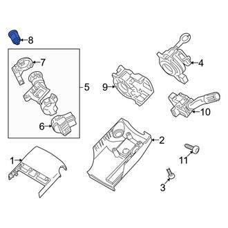 Mercury OE - Ignition Lock Assembly