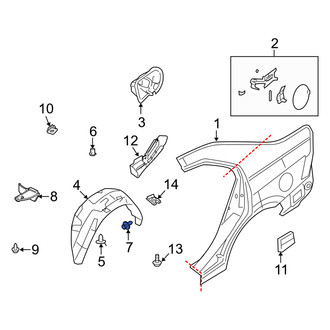 Mercury OE - Stone Deflector Clip