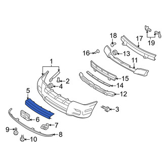 Mercury OE - Front Bumper Trim