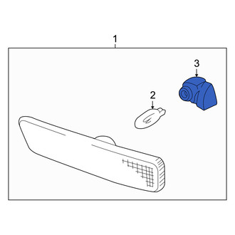 Mercury OE - Rear Side Marker Light Socket