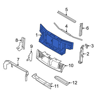 Mercury OE - Front Radiator Support Panel