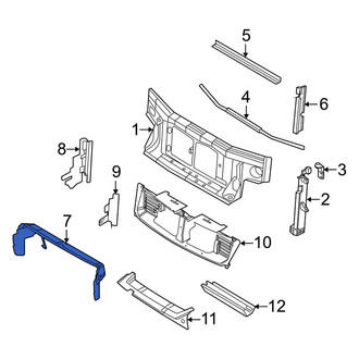 Mercury OE - Front Radiator Support Air Deflector
