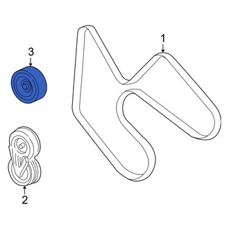 Mercury OE - Accessory Drive Belt Idler Pulley