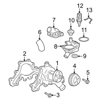 Mercury OE - Cooling - Water Pump (4.0L)