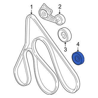 Mercury OE - Accessory Drive Belt Idler Pulley