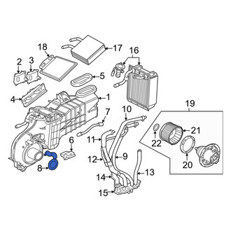 Mercury OE - A/C Evaporator Drain