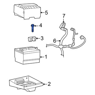 Mercury OE - Battery Hold Down Bolt
