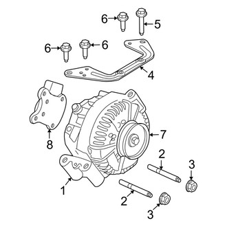 Mercury OE - Electrical - Alternator (4.6L)