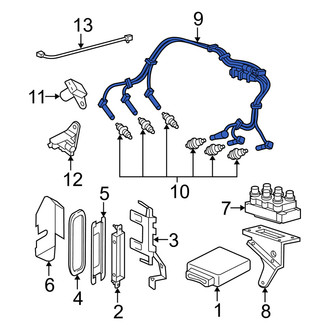 Mercury OE - Spark Plug Wire Set