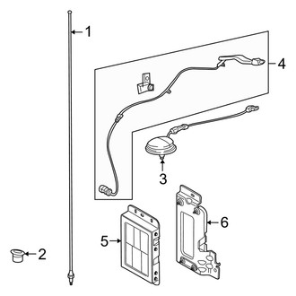 Mercury OE - Electrical - Antenna (Satellite)